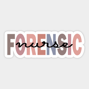 Forensic nurse Sticker